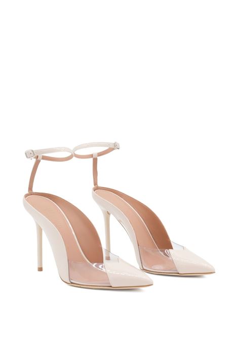 Beige 100mm Malia ankle-strap pumps Malone souliers - women MALONE SOULIERS | MALIA1005SHLLCLR